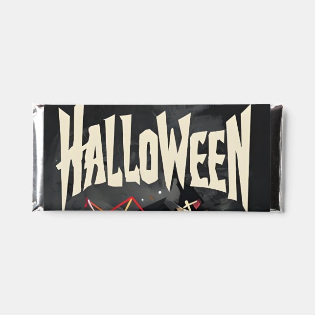 special halloween choclates hershey bar favors (Front)