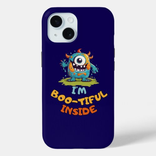 Special Halloween Im Bootiful Inside iPhone 15 Case