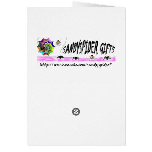 Special Hand Drawn Hearts Card (Back)