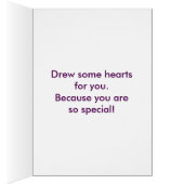 Special Hand Drawn Hearts Card (Inside (Right))
