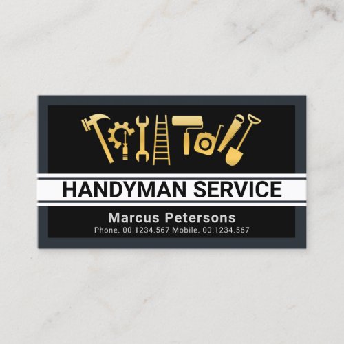 Special Handyman Layers Master Builder Business Card
