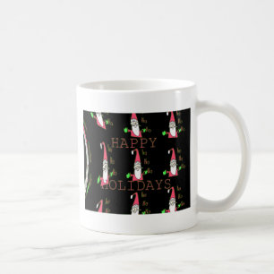 Special Happy Holidays Ho Ho Ho Ink Sketch Santa g Coffee Mug