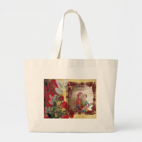 special Happy Valentine lovers to be Large Tote Bag