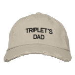 Special Hat For Special Dad Of &quot;triplets&quot; at Zazzle