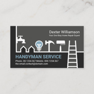 Special Home Handyman Border Construction Builder Business Card