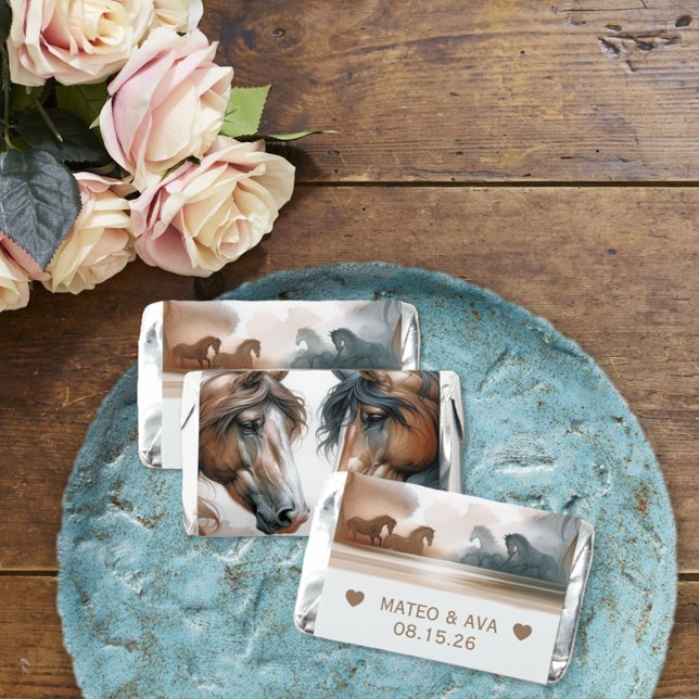 Special Horses Nature Wedding Hershey's Miniatures (Creator Uploaded)
