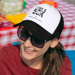 Special Idiot Ultramarathon Running Funny Trucker Hat<br><div class="desc">Show everyone that you conquered an ultramarathon challenge with this fun personalized trucker hat. Featuring bold black typography and a little humor,  it's a memento of your empowerment to reach many miles and beyond!</div>