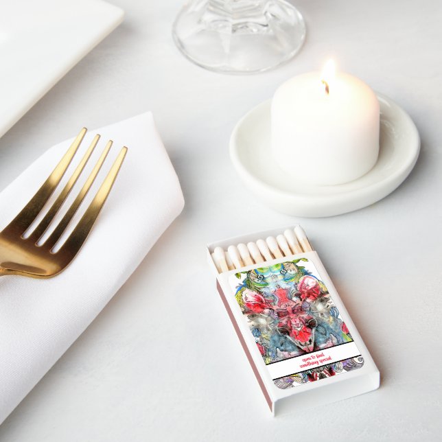 Special Illustration owl women body  Matchboxes (Insitu)