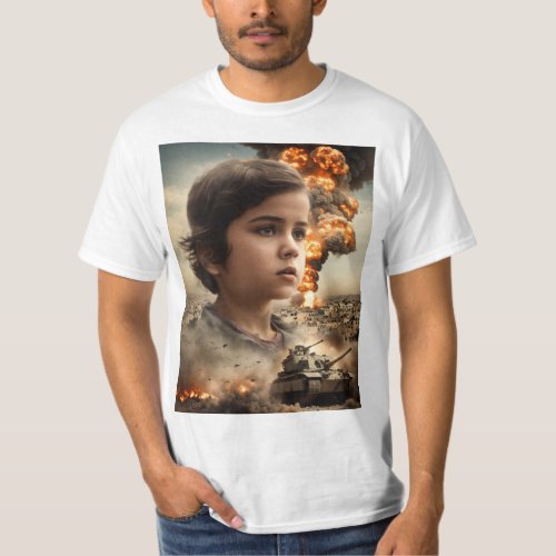 Special Image of War between Palestine vs Israel T_Shirt