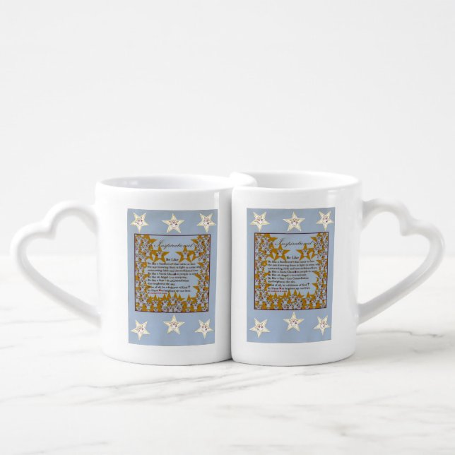 Special Inspirational Star Heart Mug (Front Nesting)
