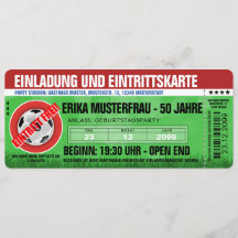 Special Invitation Ticket Soccer
