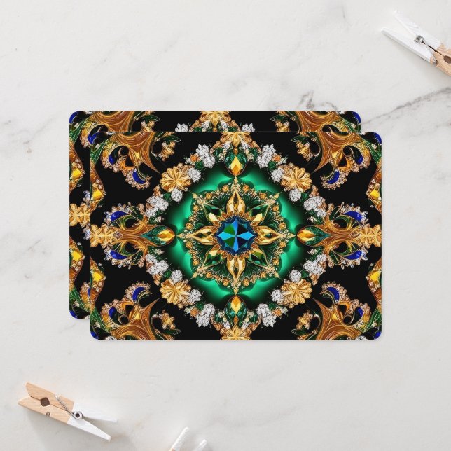 Special invitations with Brazilian Colors Design  (Front/Back In Situ)