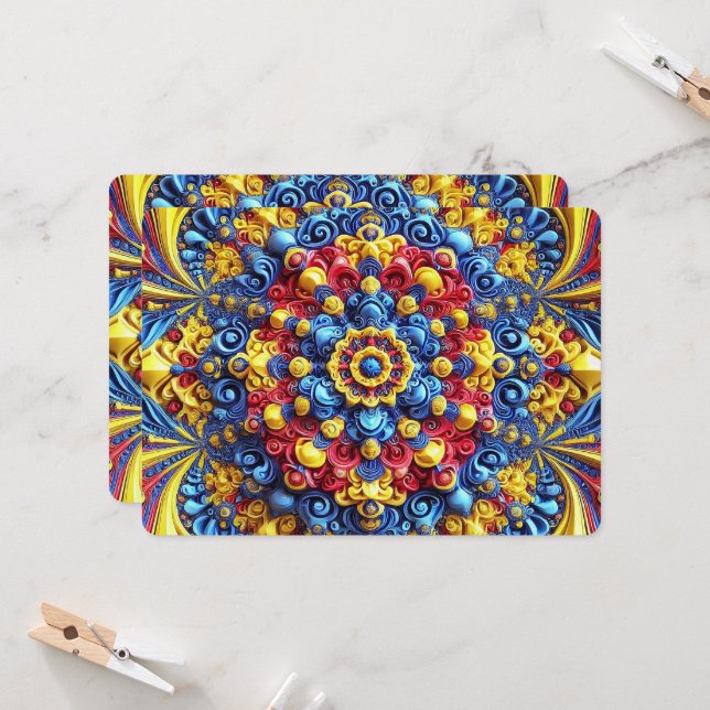 Special invitations with Romanian Colors Design  (Front/Back In Situ)