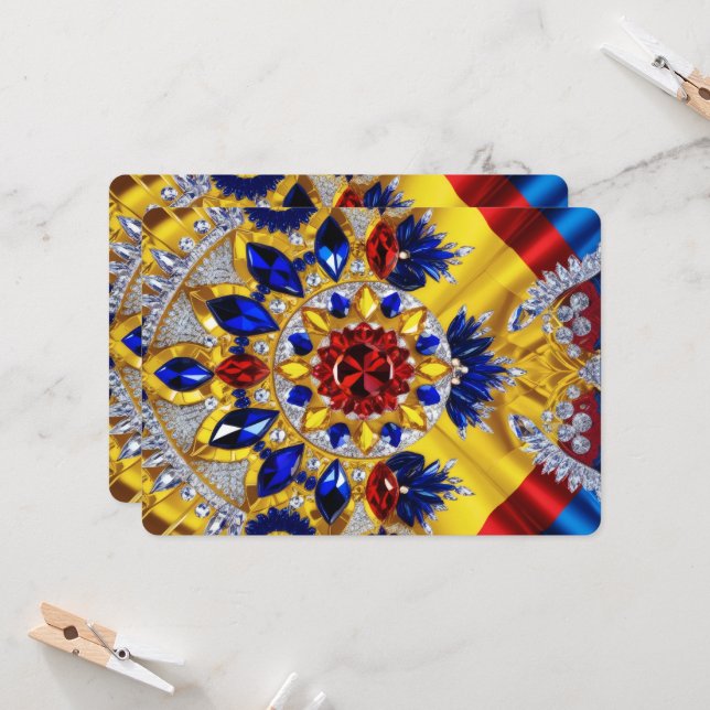 Special invitations with Romanian Design  (Front/Back In Situ)