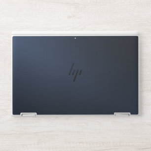 Special Iron style Navy blue HP Pavilion X 360 2 Laptop Skin