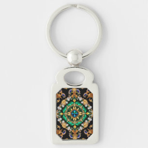 Special keychain with Brazilian Colors Design