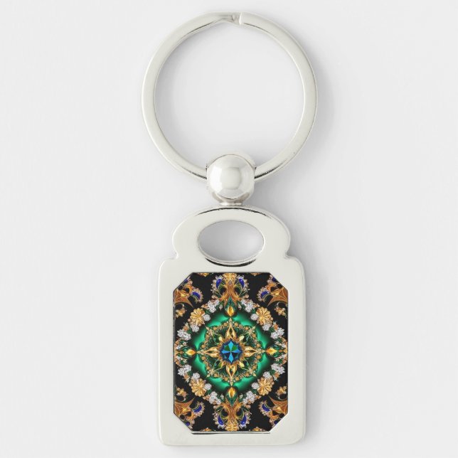 Special keychain with Brazilian Colors Design (Front)