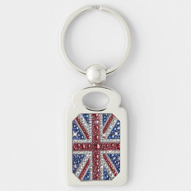 Special keychain with British Colors Design (Front)