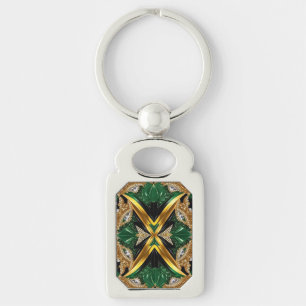 Special keychain with Jamaican Colors Design
