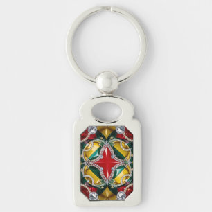 Special keychain with Los Angeles Colors Design