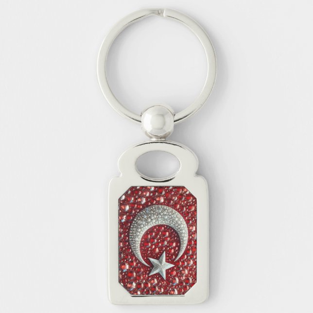 Special keychain with Turkish Colors Design (Front)