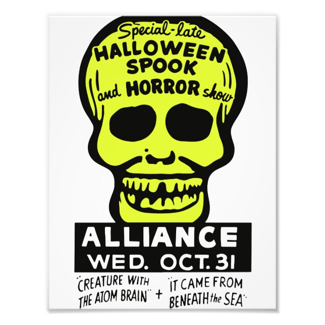 Special Late Spook and Horror Show Photo Print (Front)