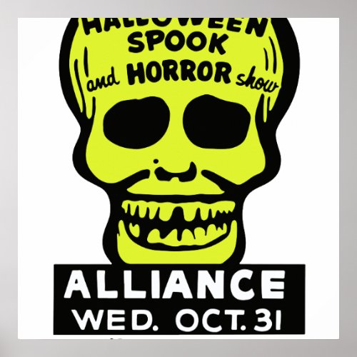 Special Late Spook and Horror Show Poster