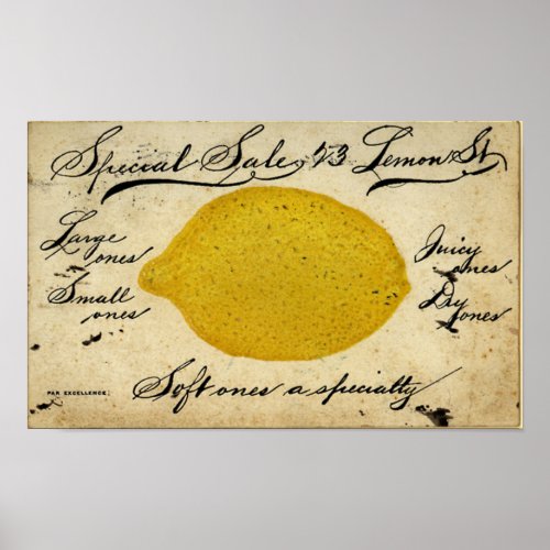 Special Lemons _1897 Poster