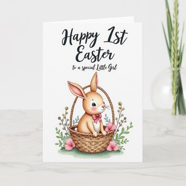 Special Little Girl First Card (Front)