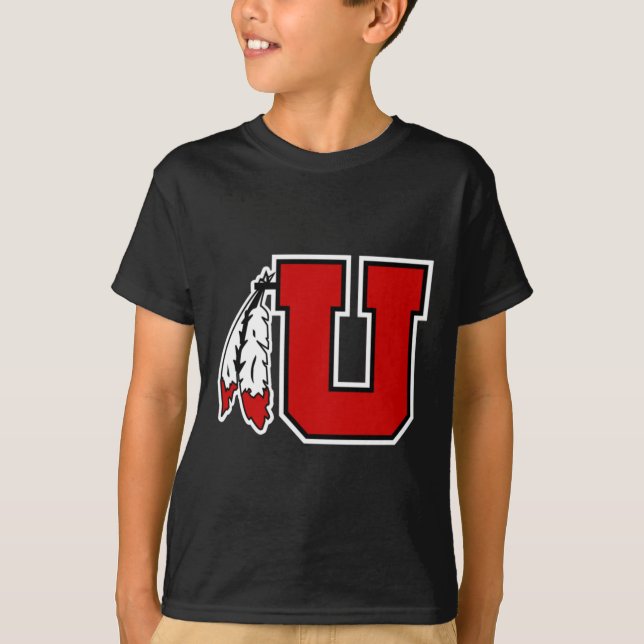 Special Logo Utah Utes Sticker  T-Shirt (Front)