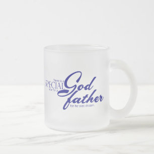 Special Love For Godfather Frosted Glass Coffee Mug