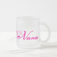 Special Love For Nana Frosted Glass Coffee Mug
