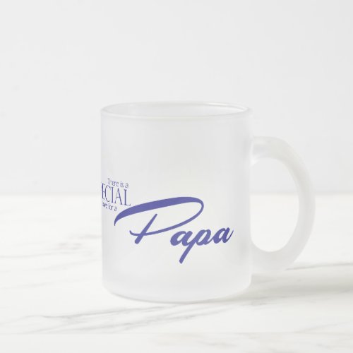 Special Love For Papa Frosted Glass Coffee Mug
