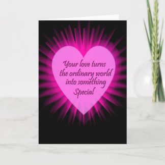 Special Love Holiday Card