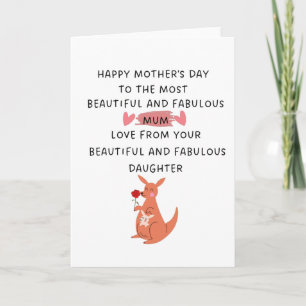 Special Lovely Message For Your Mom On Mothers Day Card