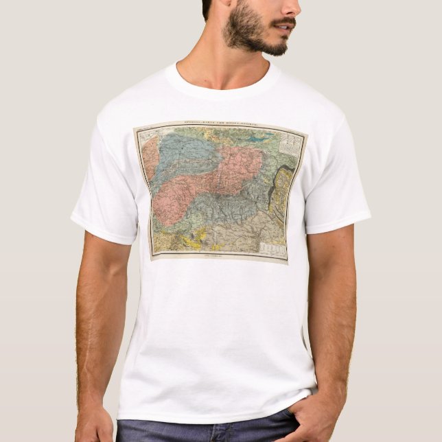Special Map of Giant Mountains T-Shirt (Front)