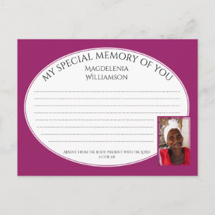 SPECIAL MEMORY OF YOU Photo Share Memory Card