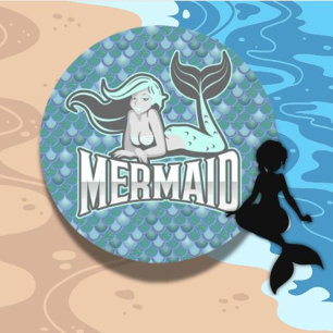  Special Mermaid Party Classic Round Sticker