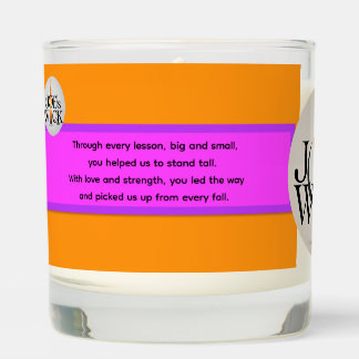 Special Messag From Children To Father Scented Candle