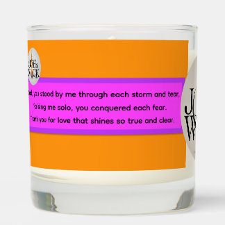 Special Message To A Father From Daughter: Print Scented Candle