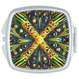 Special mirror with Jamaican Colors