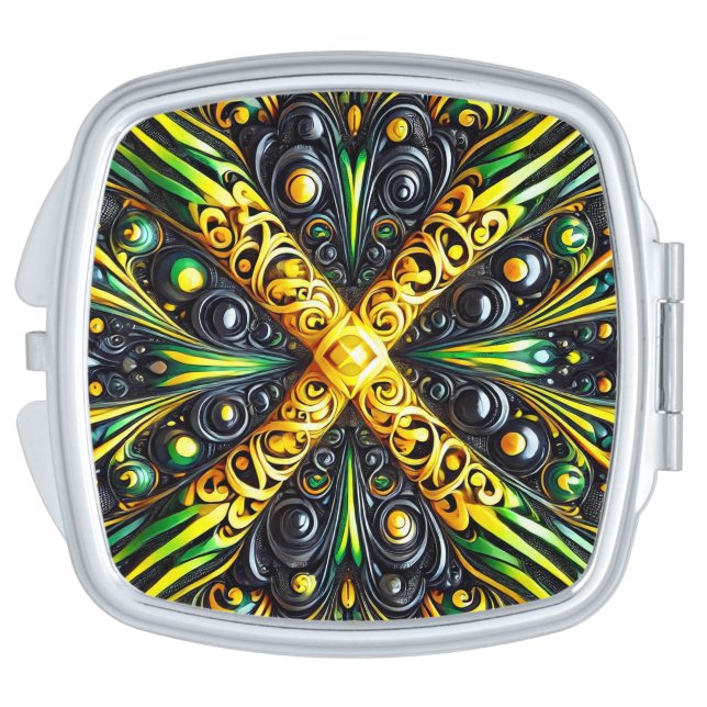 Special mirror with Jamaican Colors (Side)