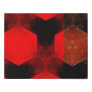 Special Modern Abstract Poster - Red Squares Faux Canvas Print