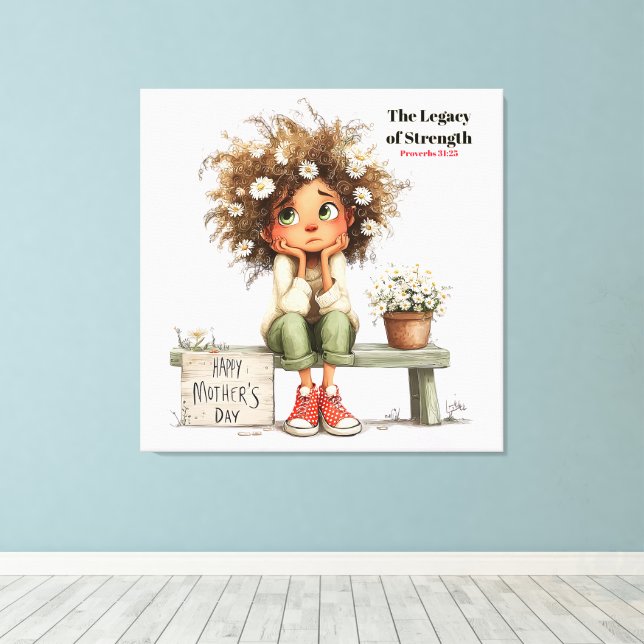 Special Mom (Keepsake) Canvas Print (Insitu(Wood Floor))