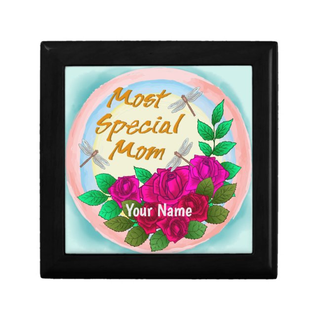 Special Mom Roses  Gift Box (Front)