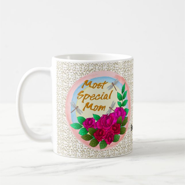 Special Mom Roses  mug (Left)