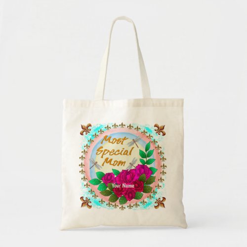  Special Mom Roses  Tote Bag