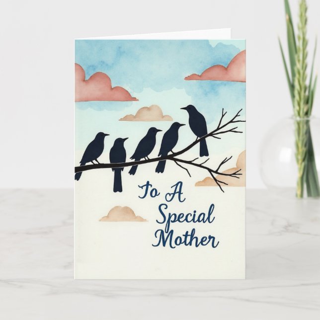 Special Mothers Day Branch Card (Front)