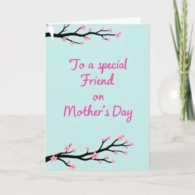 Special Mothers Day Floral Card (Front)