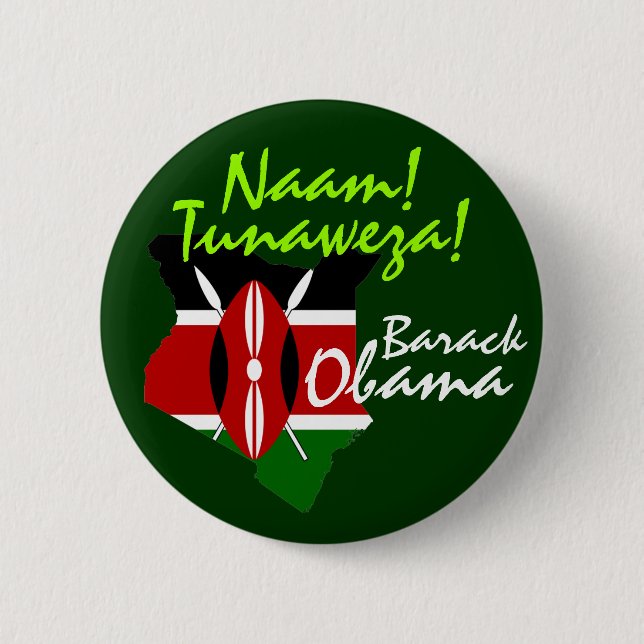SPECIAL:  Naam!  Tunaweza! Button (Front)